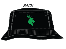 Central Stags/Hinds Black Bucket Hat