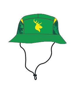 Central Stags/Hinds Green Bucket Hat